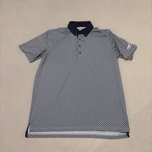 Greyson Polo Shirt Mens Medium Golf Preppy Casual Wolf Print Spring Summer